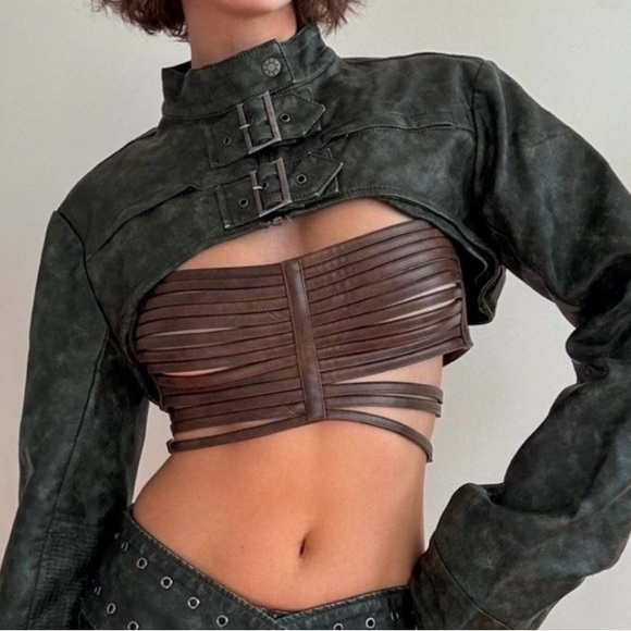 Jaded London Other - Jaded London Assassin crop jacket size M